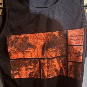 Grunge y2k graphic cropped tank top